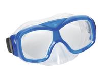 Ochelari de inot cu nas pentru copii 7-14 ani, curea ajustabila, albastru