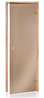 Usa pentru sauna din pin, culoare bronz, D 80x190cm