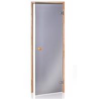 Usa pentru sauna din pin culoare sticla  gri 70 x 190cm